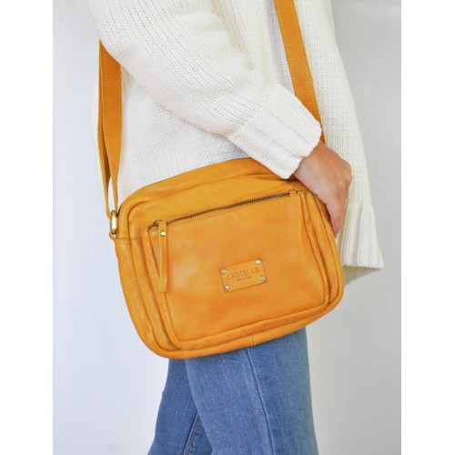 JAYCE multi-zip leather bag...