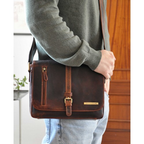 Small leather briefcase...