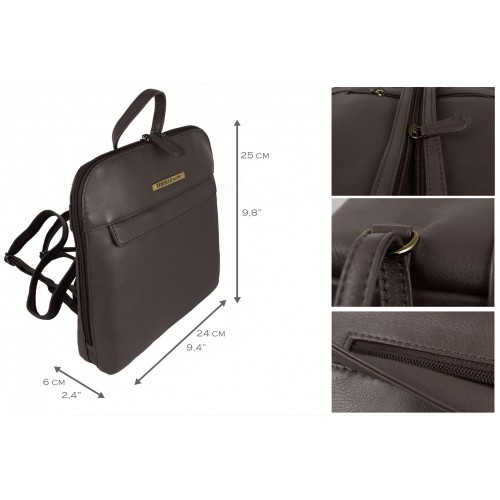 Leather Backpack, Vintage Backpack, Leather Retro Backpack 2