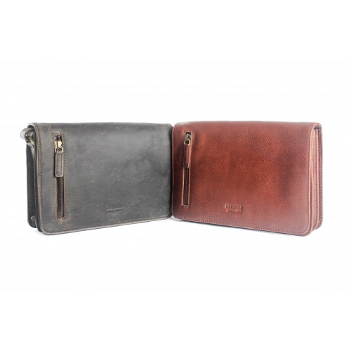 Leather flap bag 17x25x8 cm ANOTHER