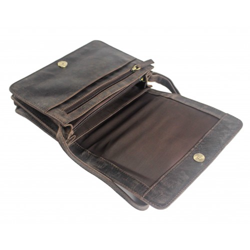 Leather flap bag 17x25x8 cm ANOTHER