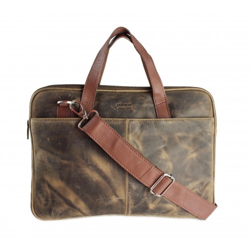 Leather briefcase 27x37x3...