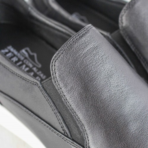 Leather shoes with internal elevators +6 cm model TOMMO