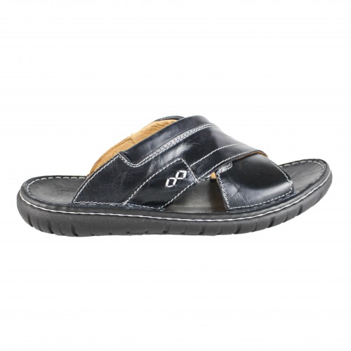 Crossed leather sandal model JAMADA