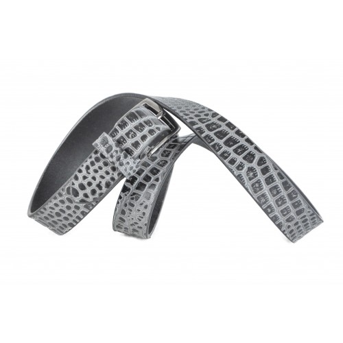 CRYSIS model engraved leather belt