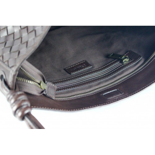 Large BRAILE braided leather bag 48x13x28 cm