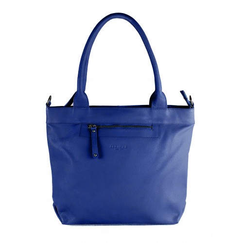 Leather bag with double handle 33x10x30 cm BADDY