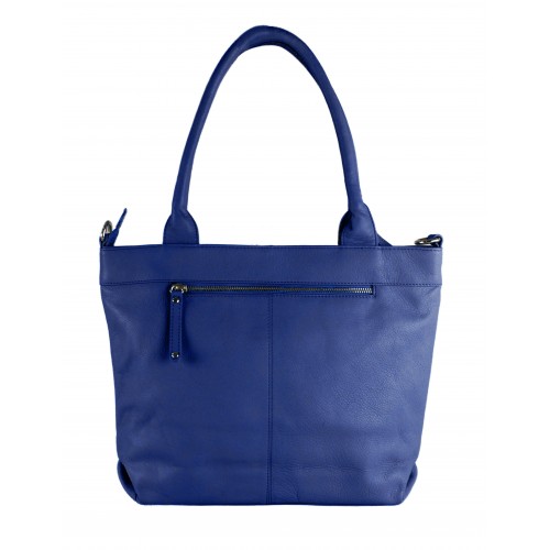 Leather bag with double handle 33x10x30 cm BADDY
