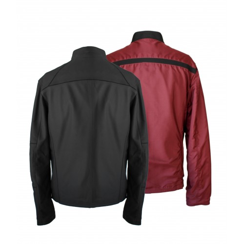 Two-tone reversible leather jacket BLAGRAN