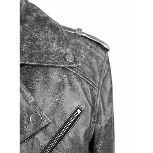 OLD SCHOOL biker leather jacket