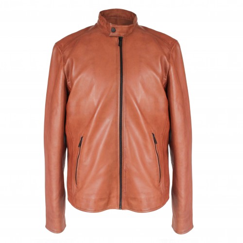 NAULE zippered leather jacket