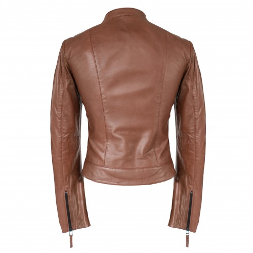 Heavy leather jacket model PALOMA