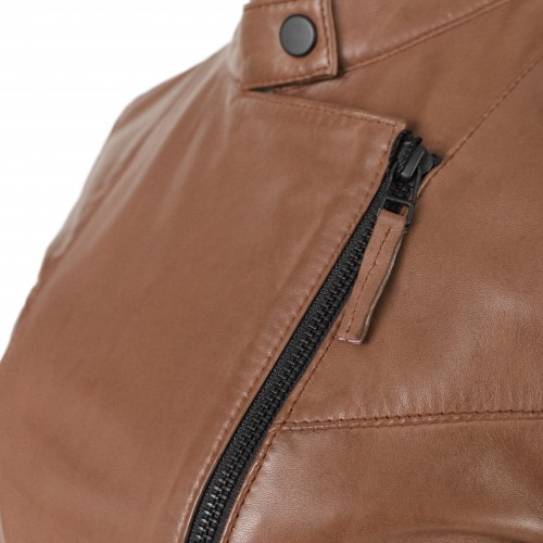 Heavy leather jacket model PALOMA