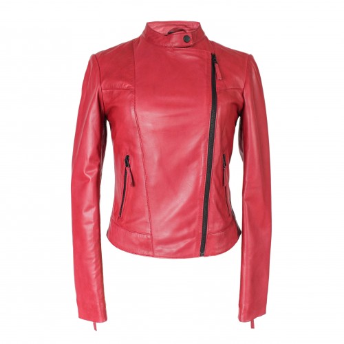 Heavy leather jacket model PALOMA