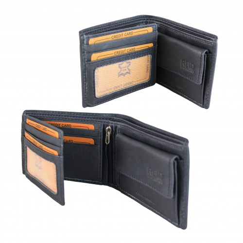 Leather wallet 11,5x8,5 cm...