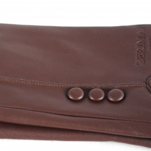 Leather gloves for women model BLACSHE