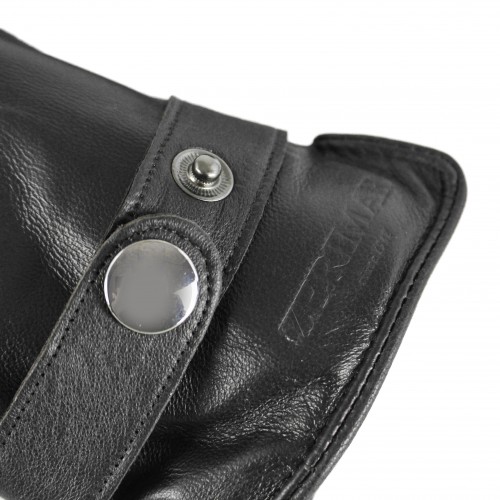 Leather gloves with adjustable clip BIRLE model