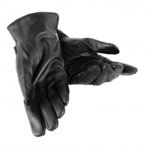 Leather gloves with adjustable clip BIRLE model