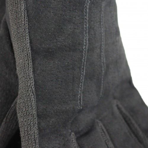 Combined leather gloves FLUFY model