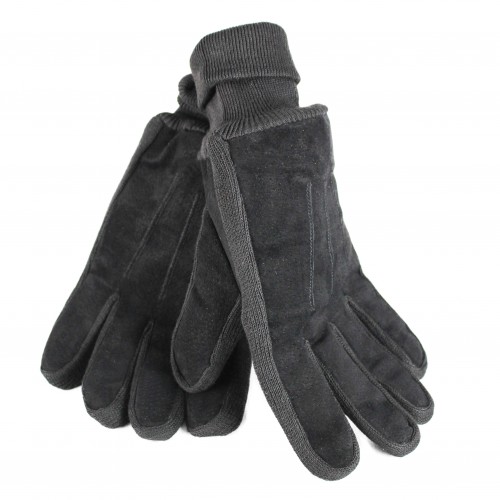Combined leather gloves FLUFY model