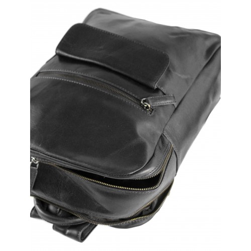 Natural leather backpack 38x28x11 cm BLOKE