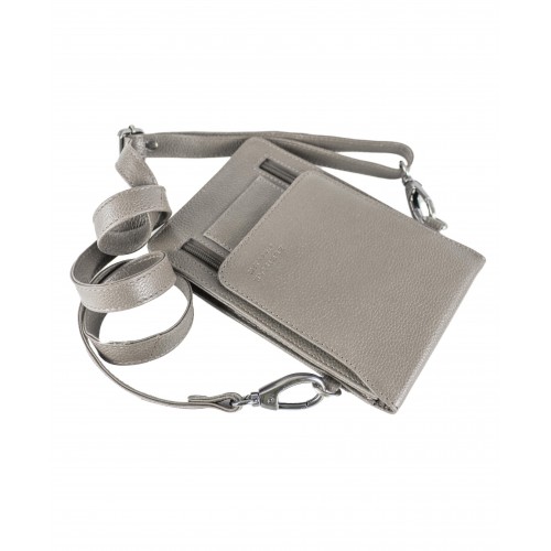 Leather bag 18x12,5x3 cm KANA model