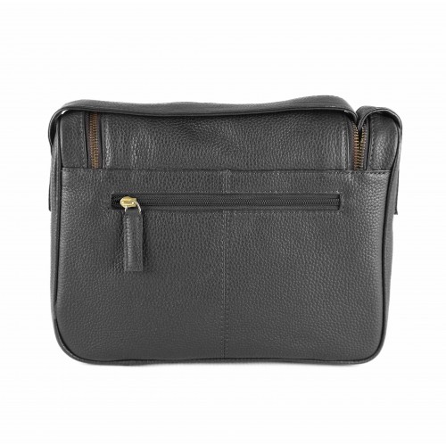 Leather shoulder bag 24x29x8 cm SEMBU model