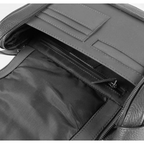 Leather shoulder bag 24x29x8 cm SEMBU model