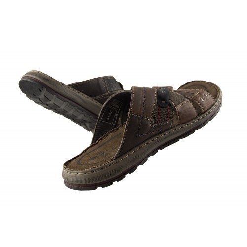 Open leather sandal model CAPRIOS