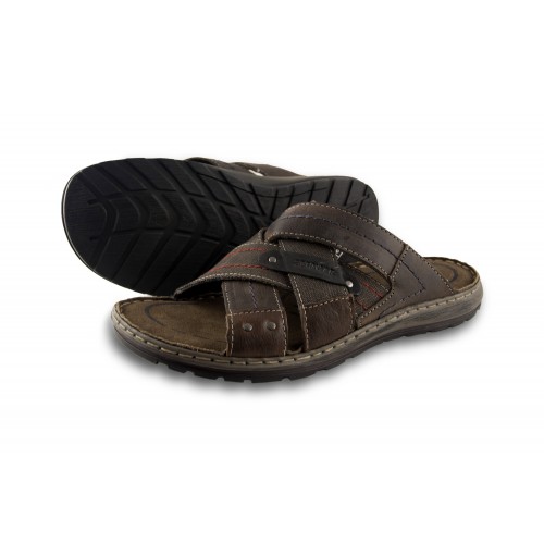 Open leather sandal model CAPRIOS