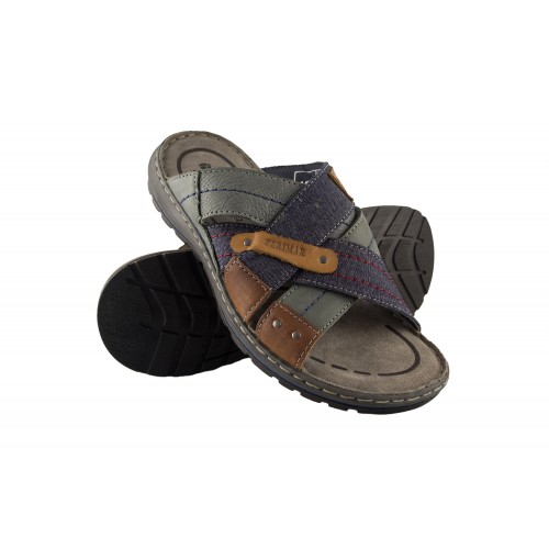 Open leather sandal model CAPRIOS