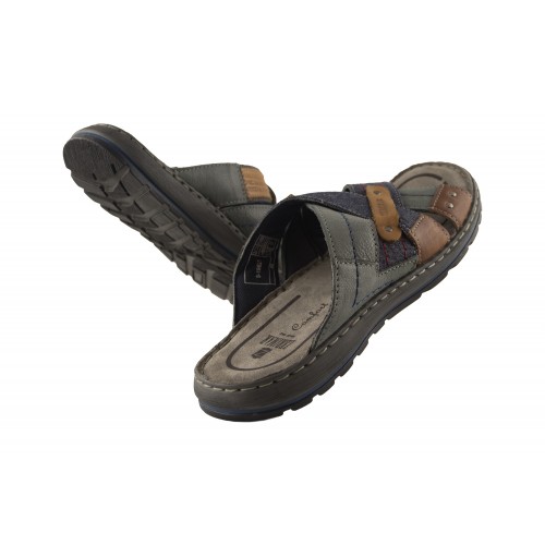 Open leather sandal model CAPRIOS
