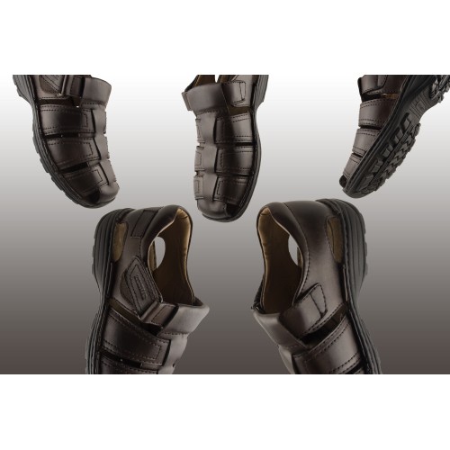 Leather sandal model KUNO