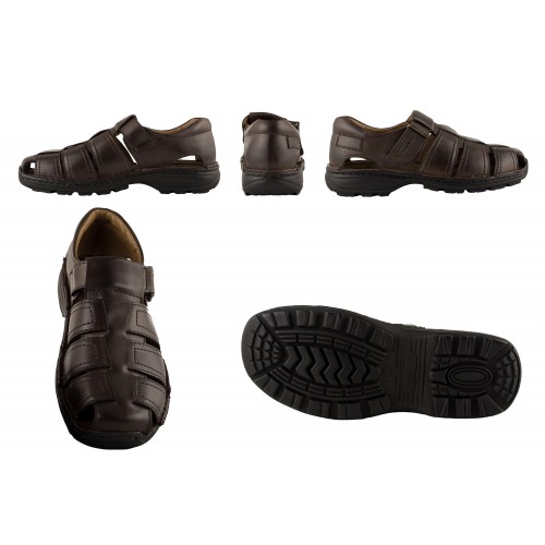Leather sandal model KUNO