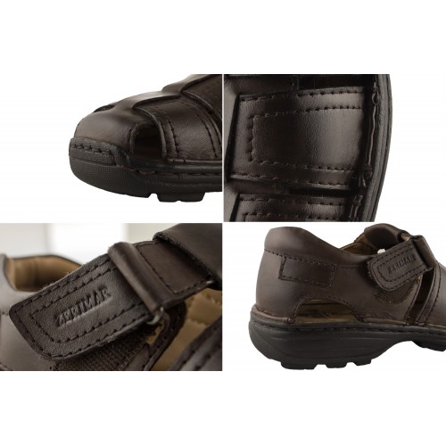 copy of Open leather sandal model CAPRIOS