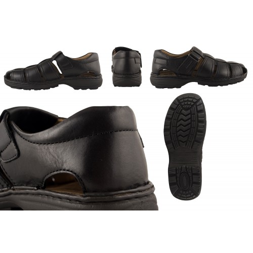 Leather sandal model KUNO