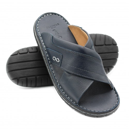 Crossed leather sandal model JAMADA