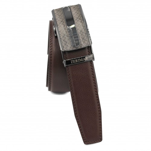 Leather belt with automatic...