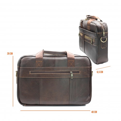GOCHE model leather briefcase 40x28x6,5 cm