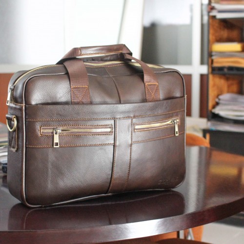 GOCHE model leather briefcase 40x28x6,5 cm