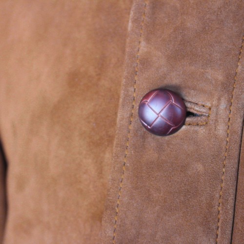 Striped jacket on shoulders and elastic waist for men