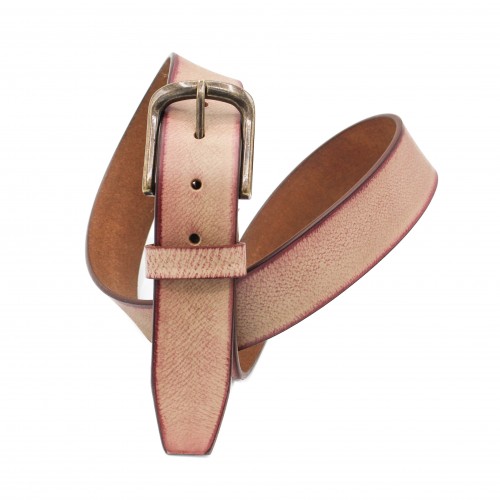 Gradient leather belt 39 mm NATURAL model