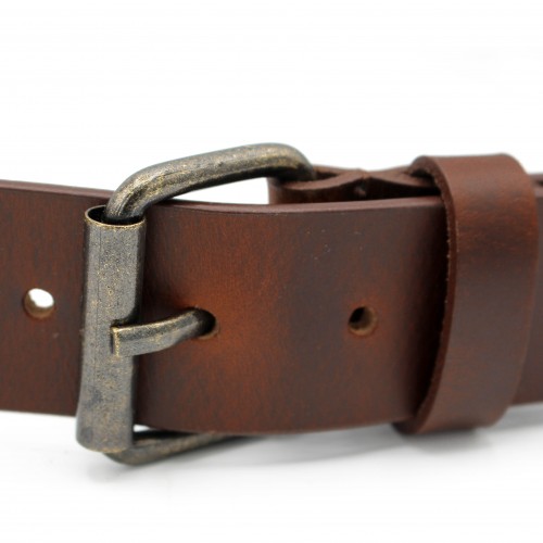 Leather belt 39 mm CANVELIER model