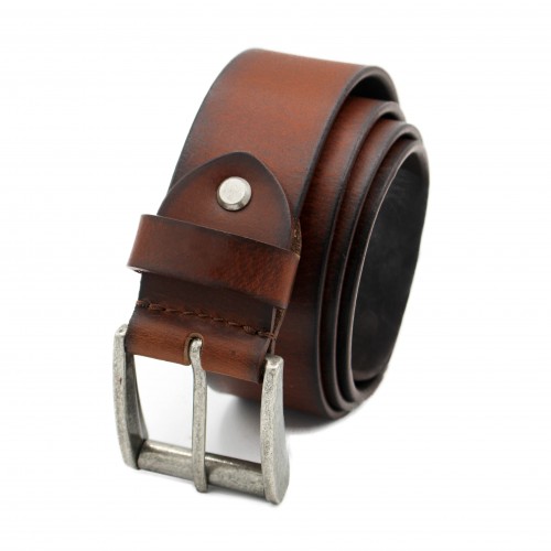 Leather belt 39 mm CRUM model