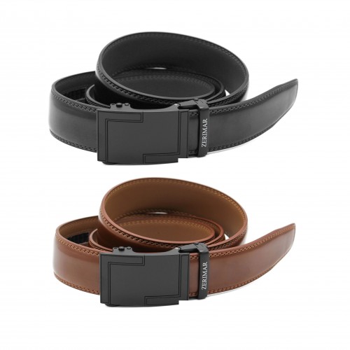 Pack Leather belt with...