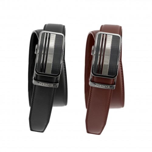 Pack Leather belt with...