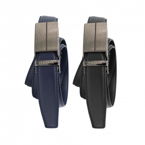 PACK Leather belt with...