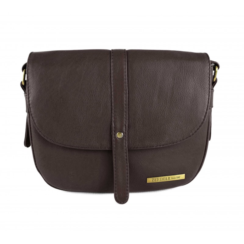 Leather flap bag 21x25x7 cm CLOSET Zerimar - 11