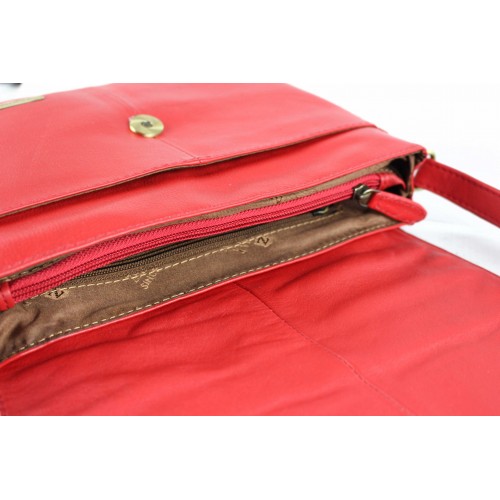 Leather flap bag 21x25x7 cm CLOSET Zerimar - 21