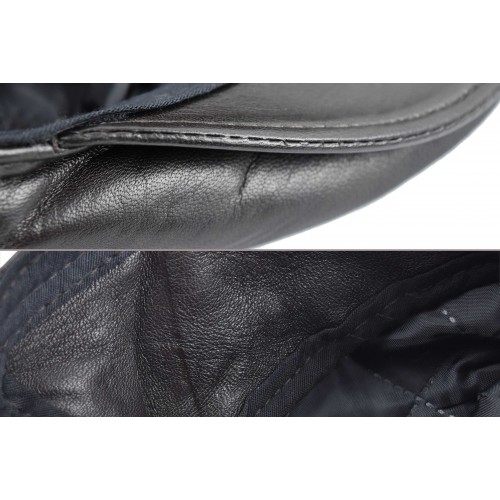 Peaky blinders style leather beret